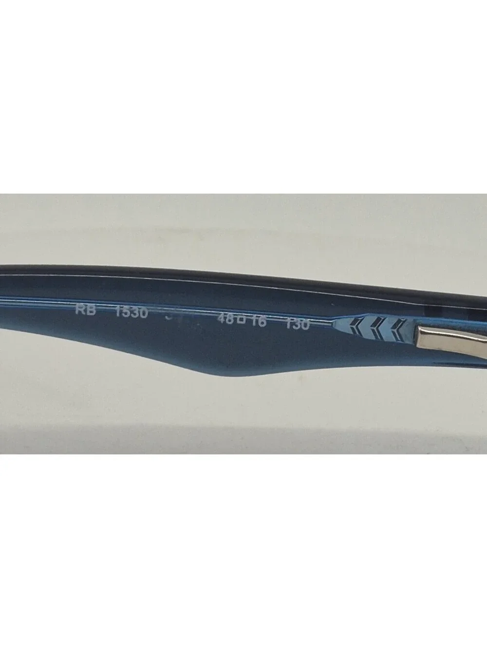 Ray-Ban RB1530 3667 Eyeglasses Rectangular Blue Full Rim 48-16-130 Frames Only